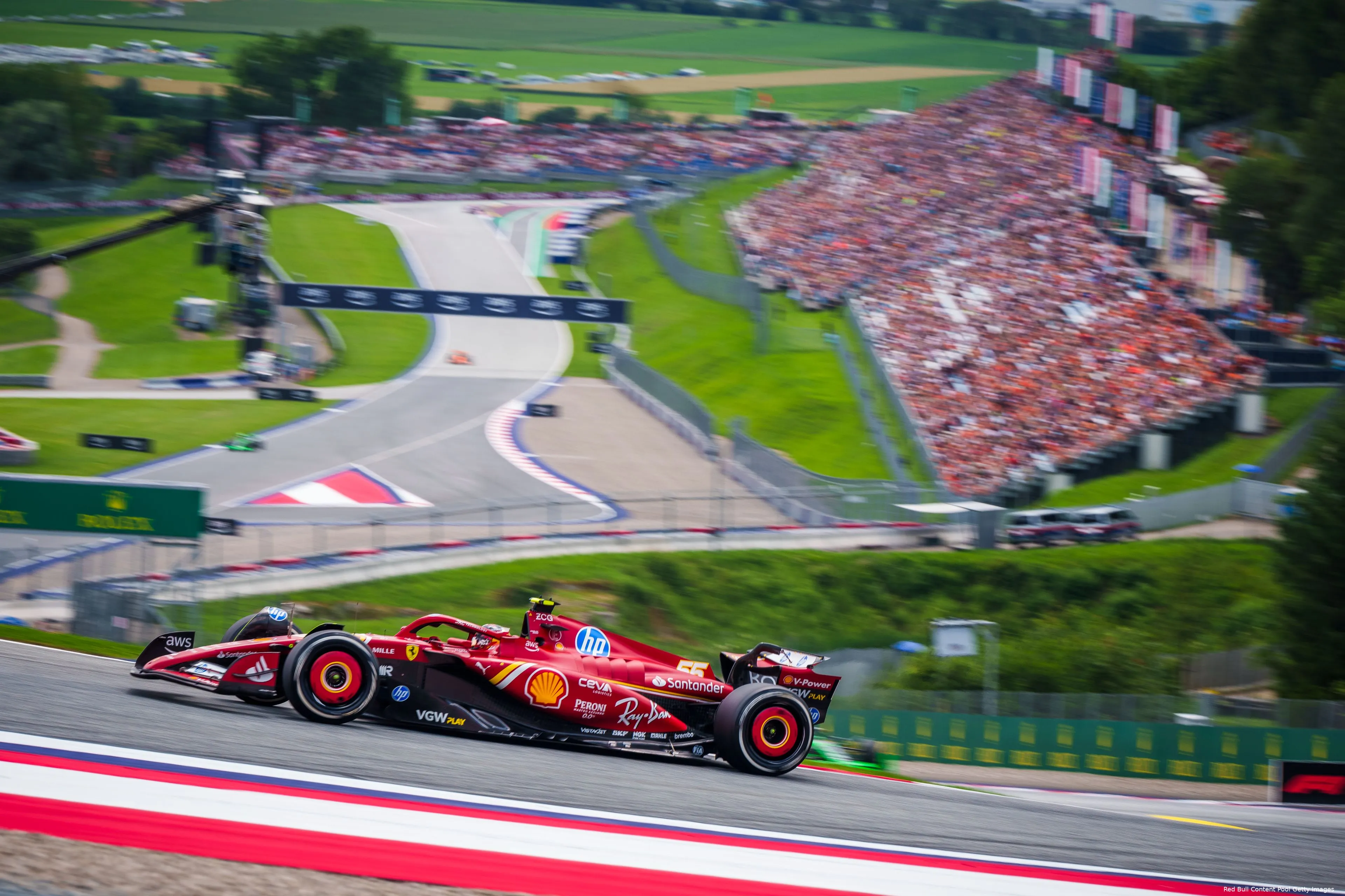 carlos sainz ferrari oostenrijk red bull ring