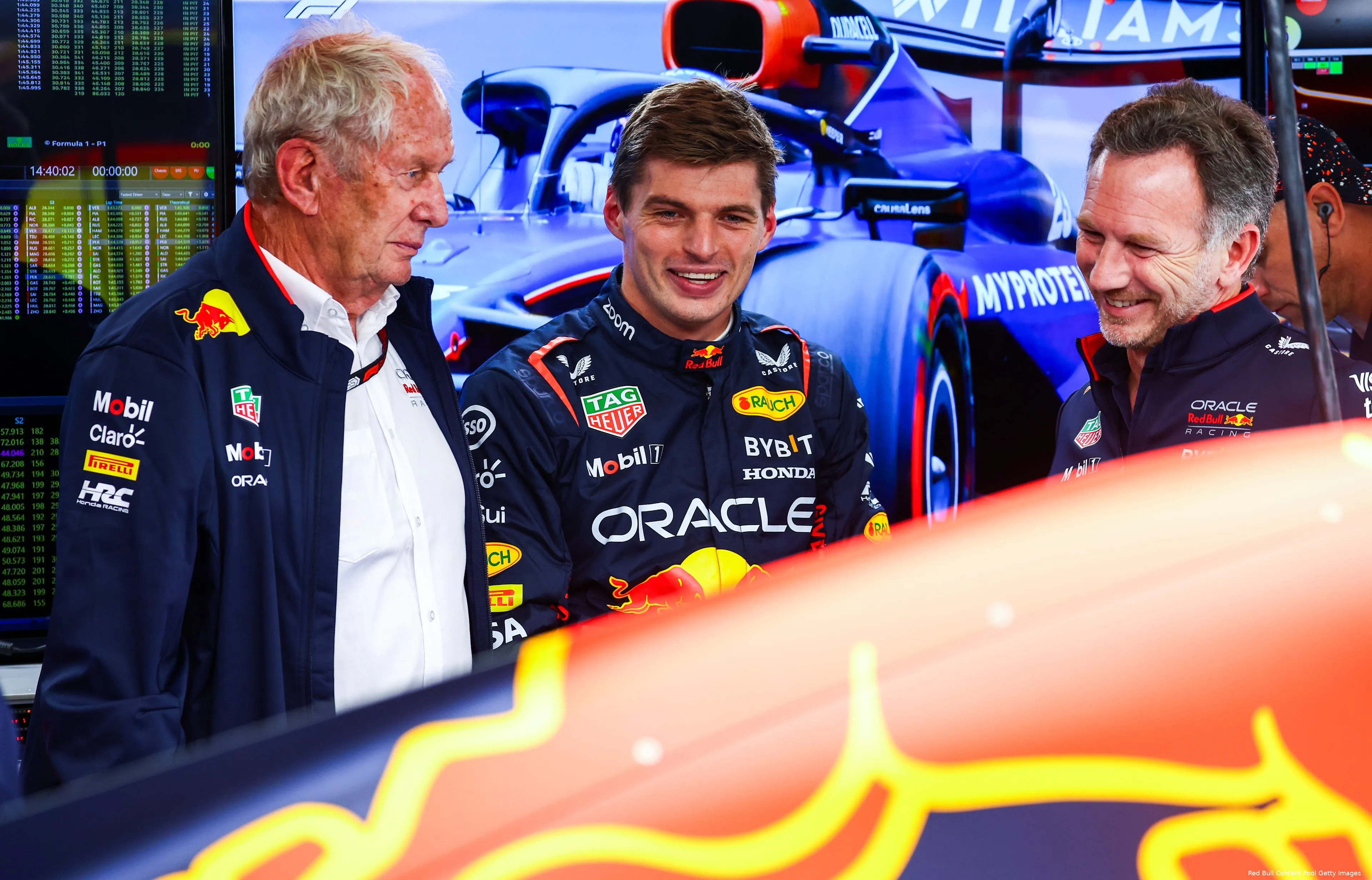max verstappen helmut marko christian horner 2024 belgie vrijdag