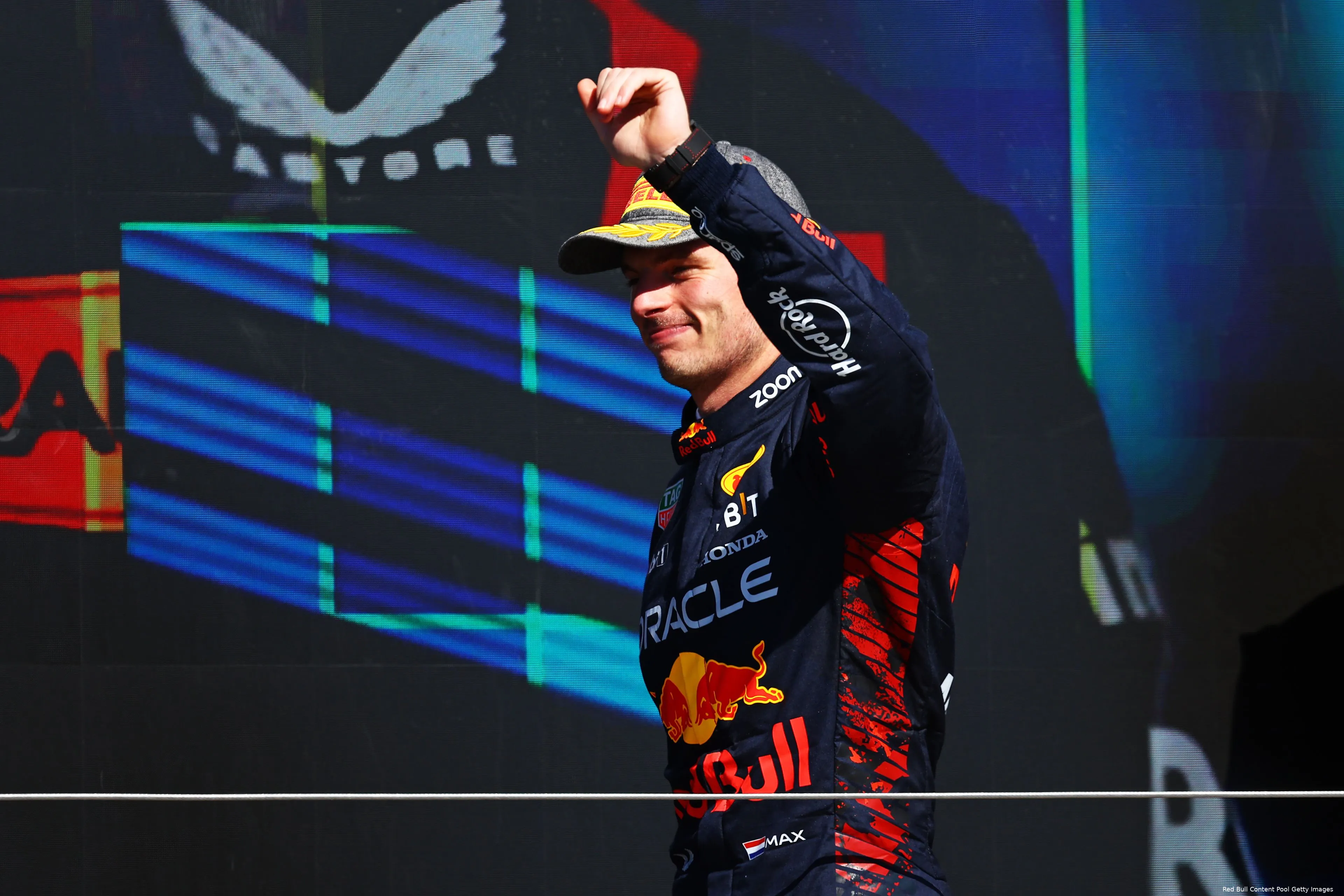 max verstappen silverstone groot brittannie engeland podium
