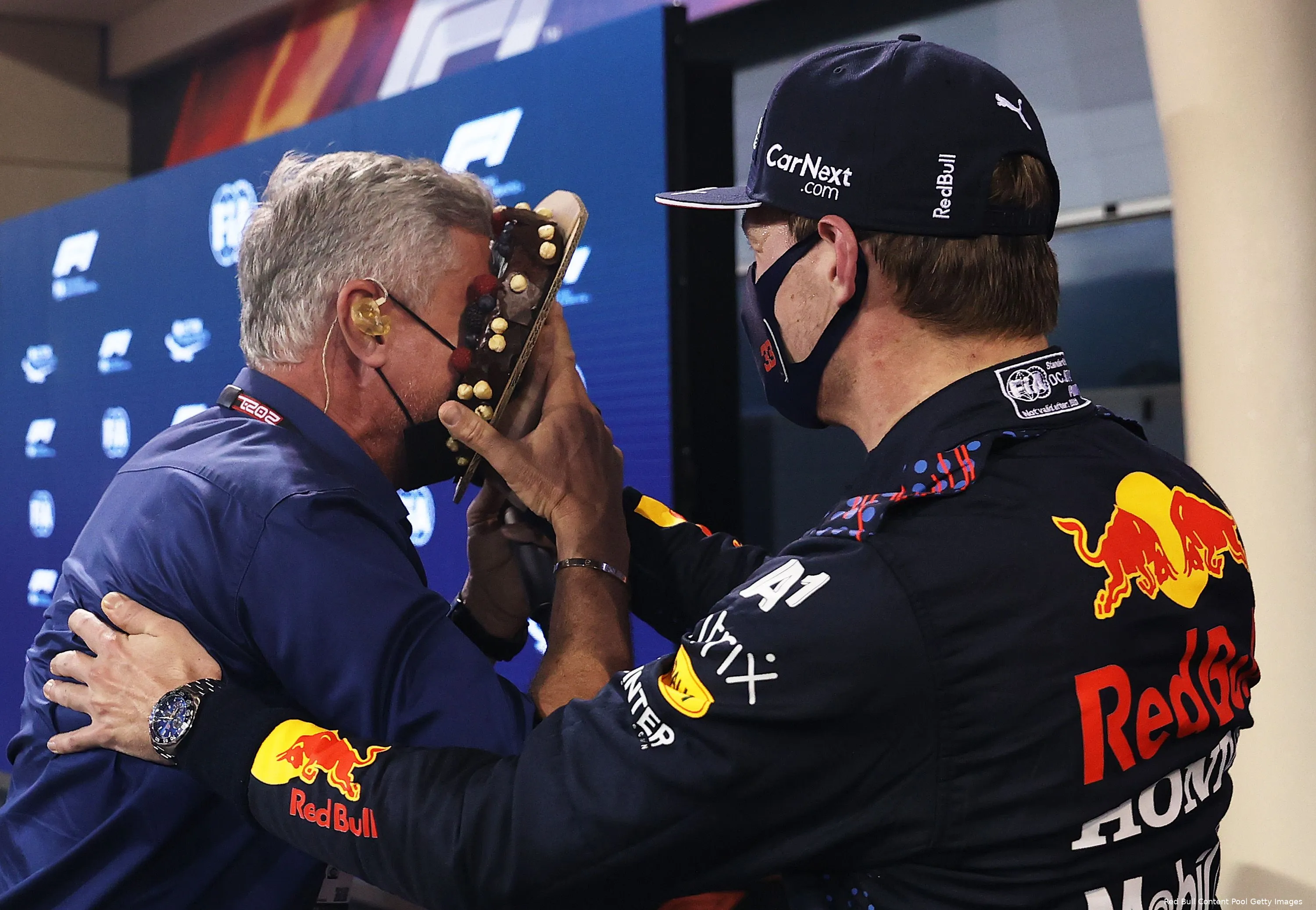 max verstappen david coulthard taart 1