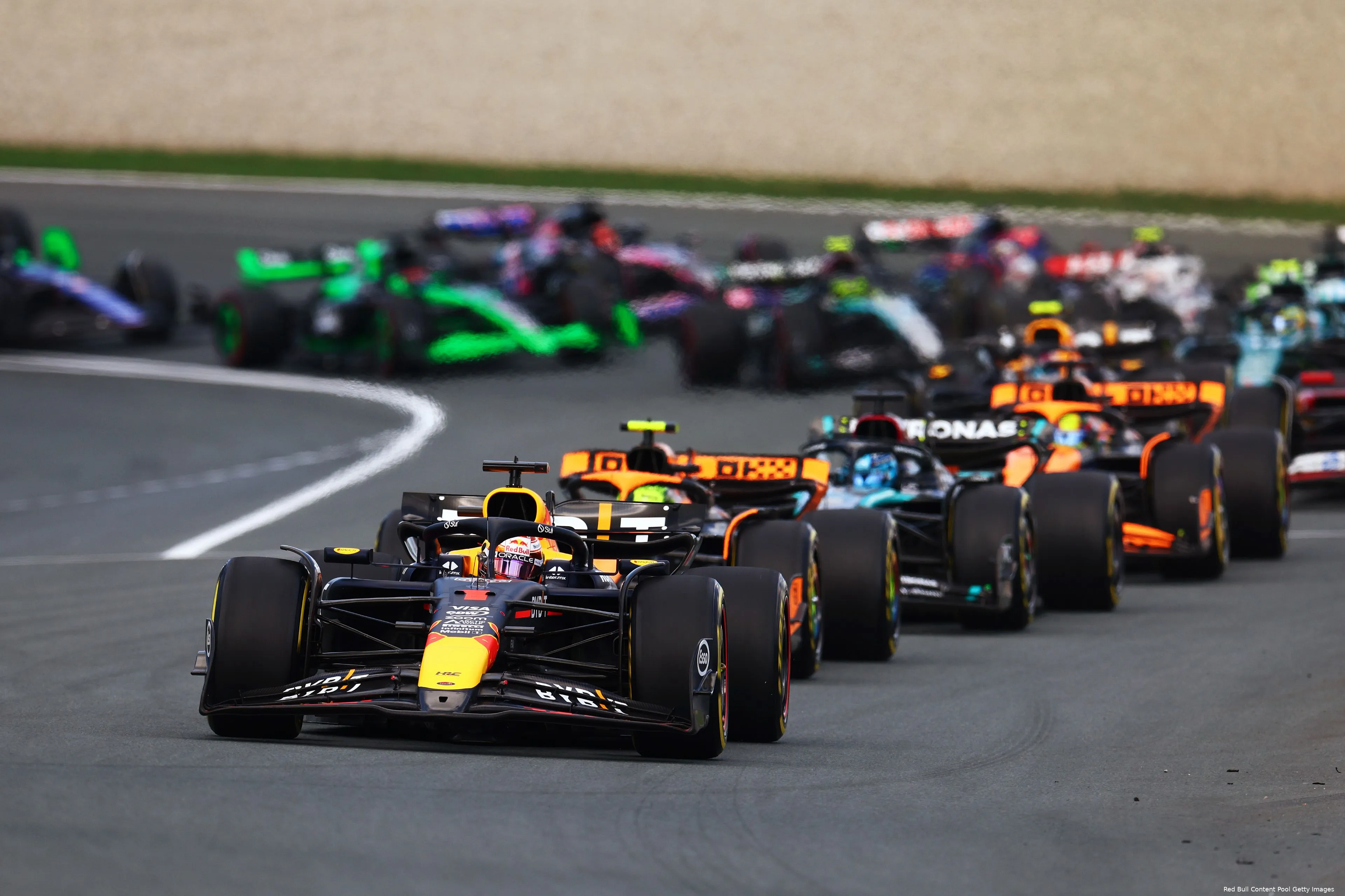 nederland 2024 zandvoort start max verstappen lando norris