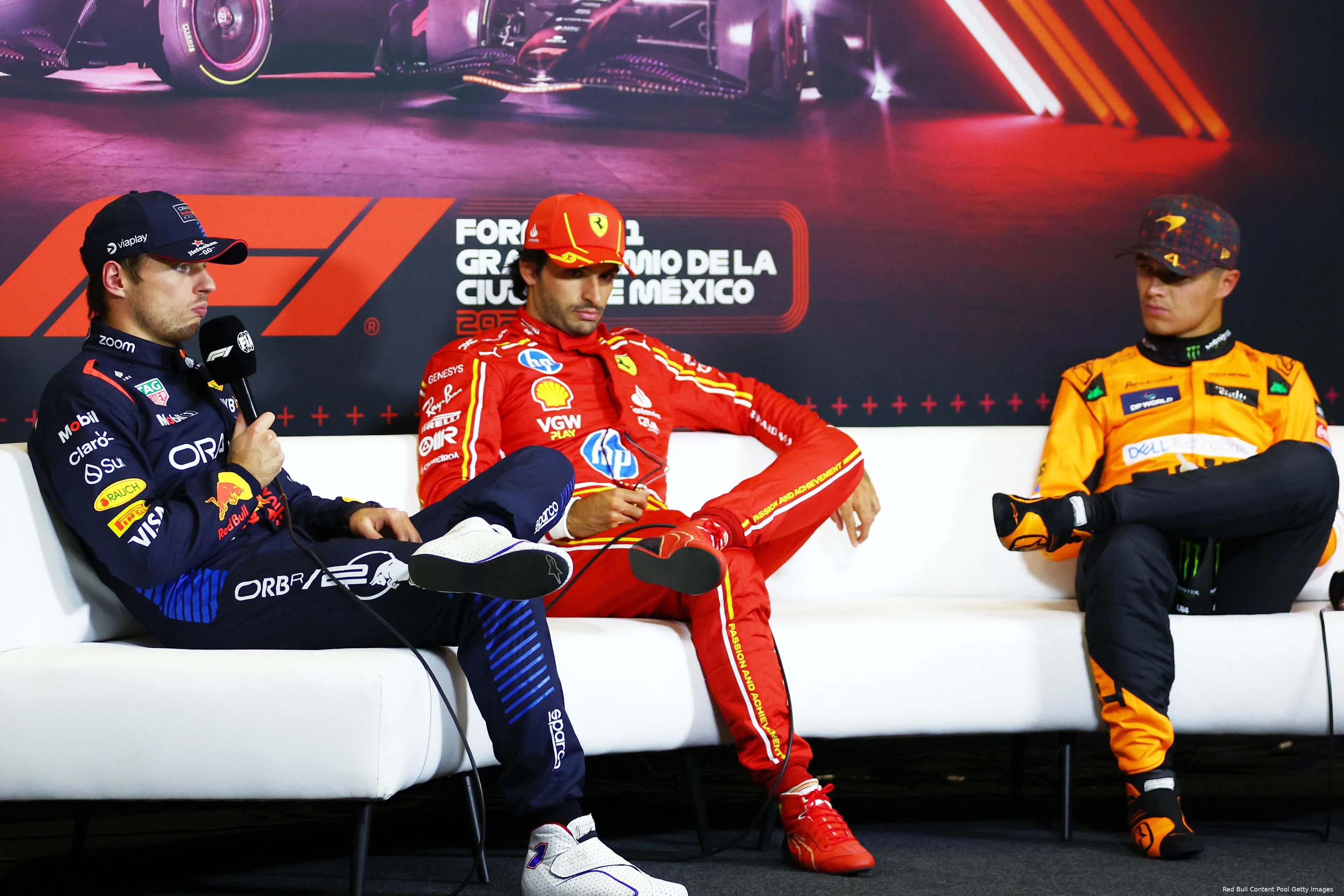 max verstappen carlos sainz kwalificatie persconferentie zaterdag lando norris