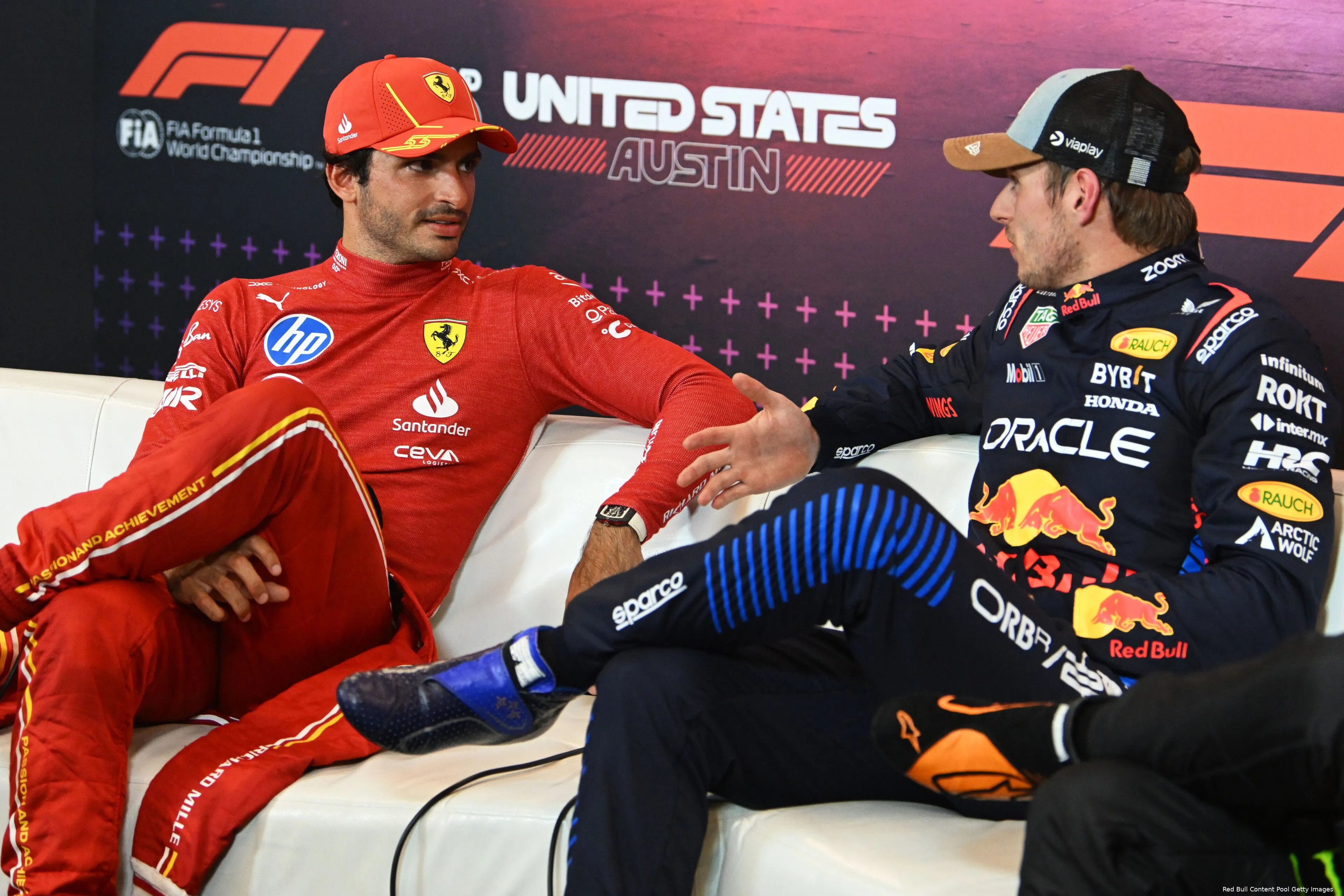 max verstappen carlos sainz persconferentie sprintrace cota zaterdag 2024