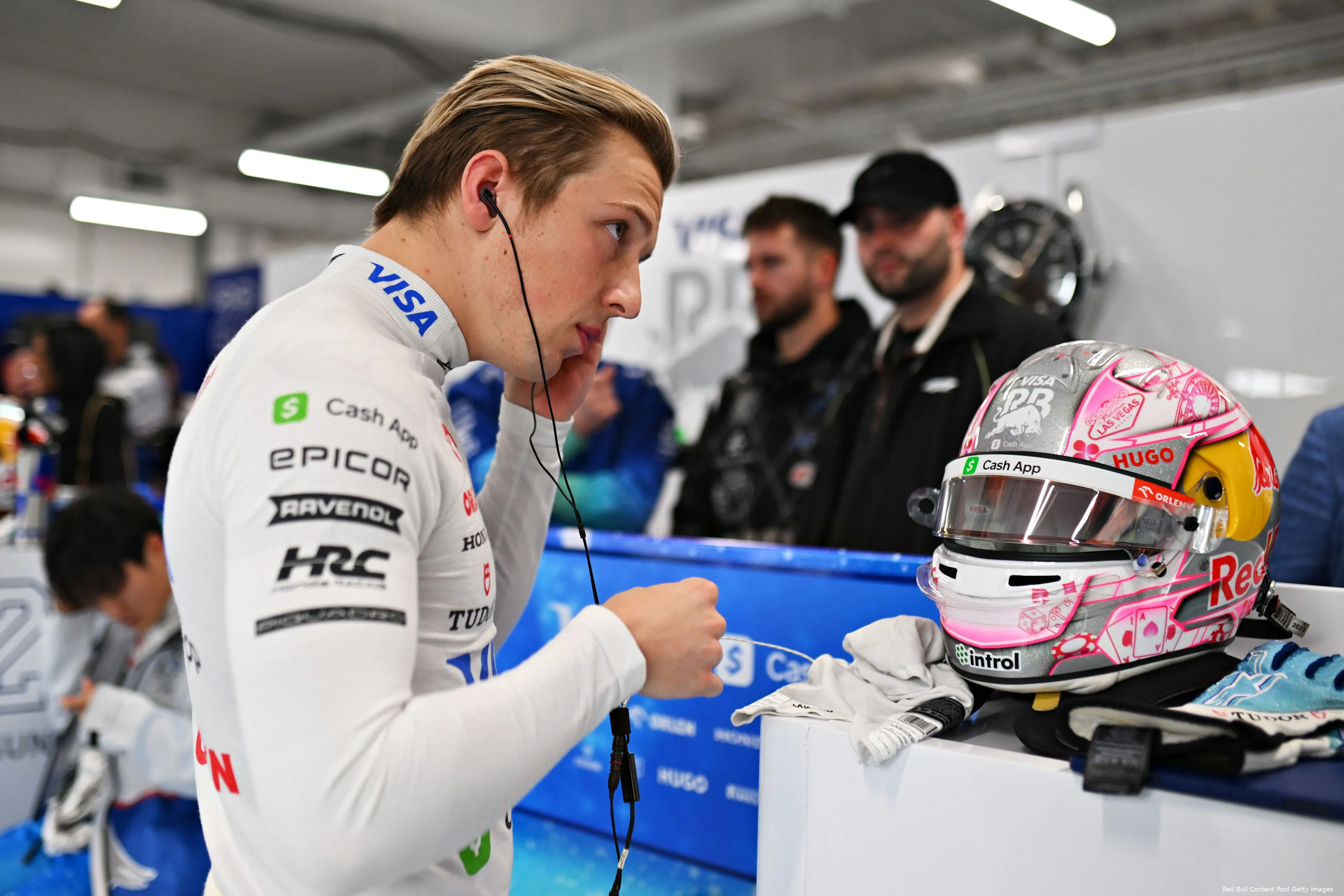 liam lawson visa cash app rb vcarb livery las vegas 12 1