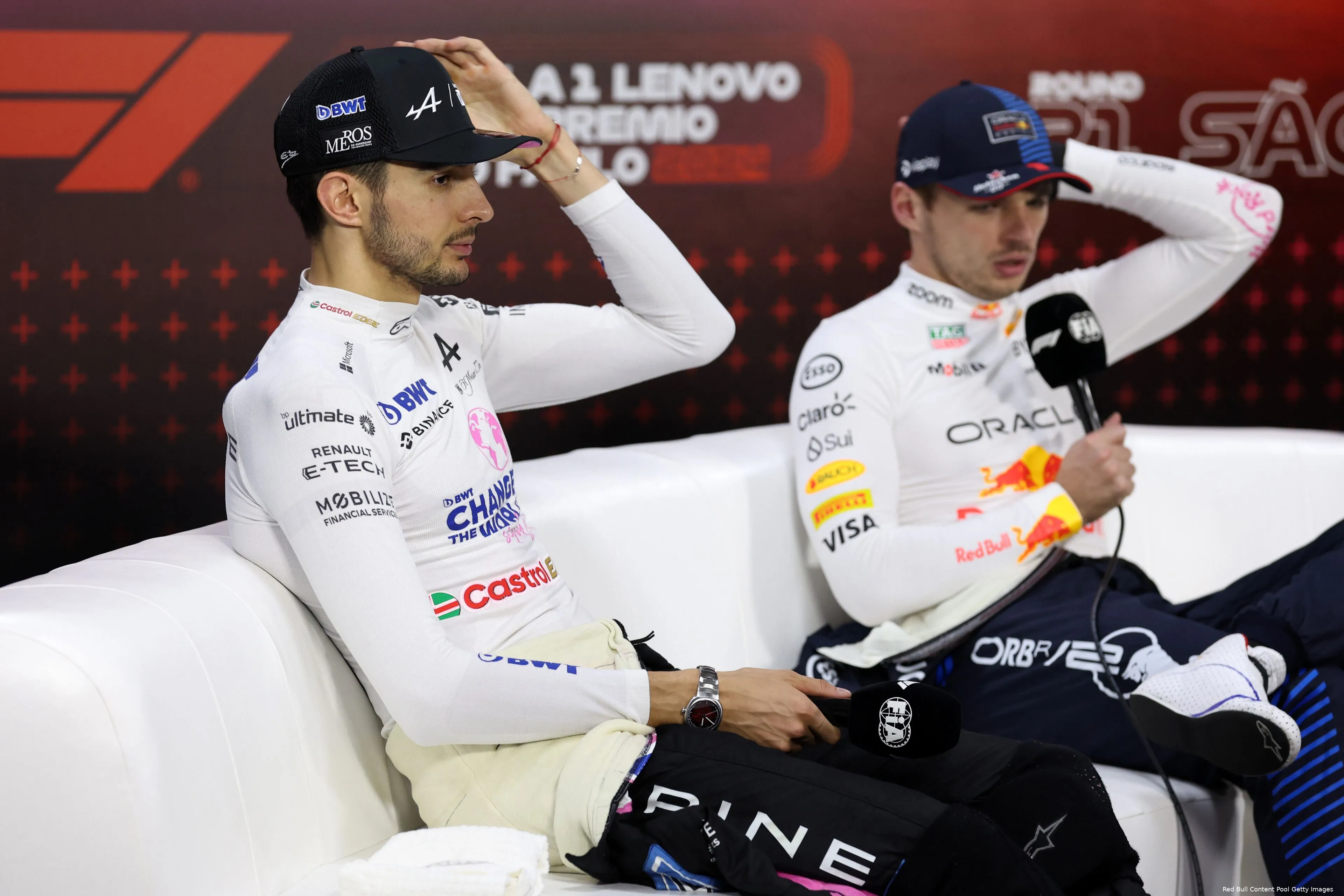 max verstappen esteban ocon alpine red bull racing gp sao paulo zondag 2024
