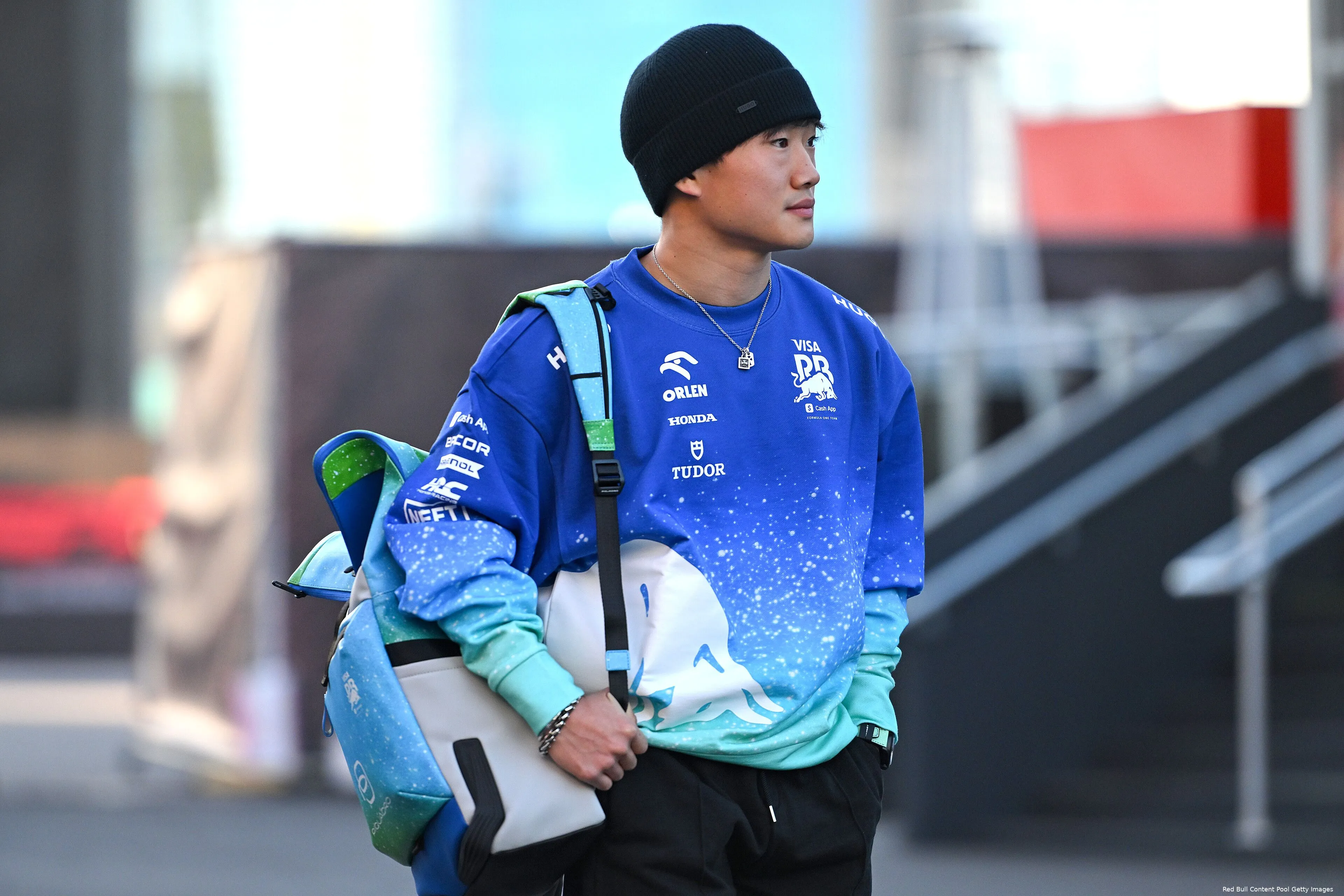 yuki tsunoda woensdag las vegas 2024 112