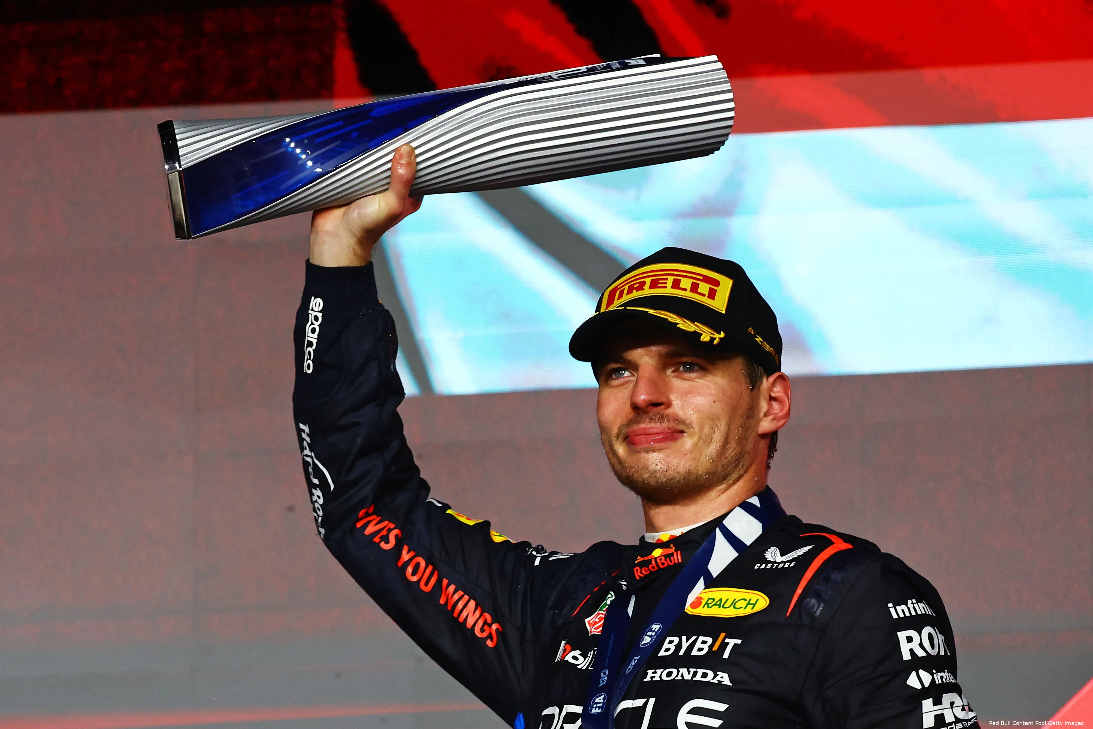 max verstappen red bull racing qatar win zege podium 1
