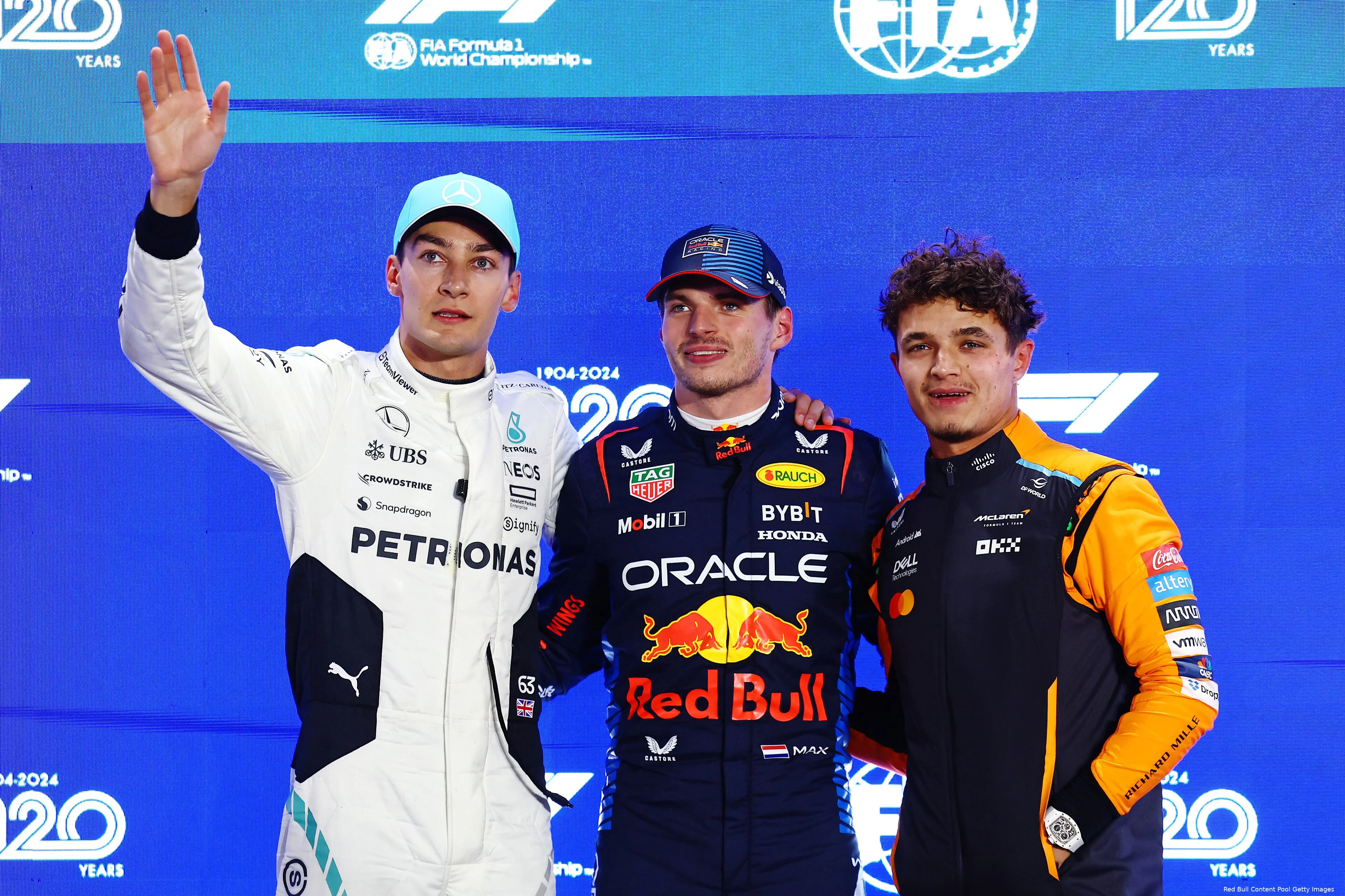 max verstappen sprintpole george russell lando norris