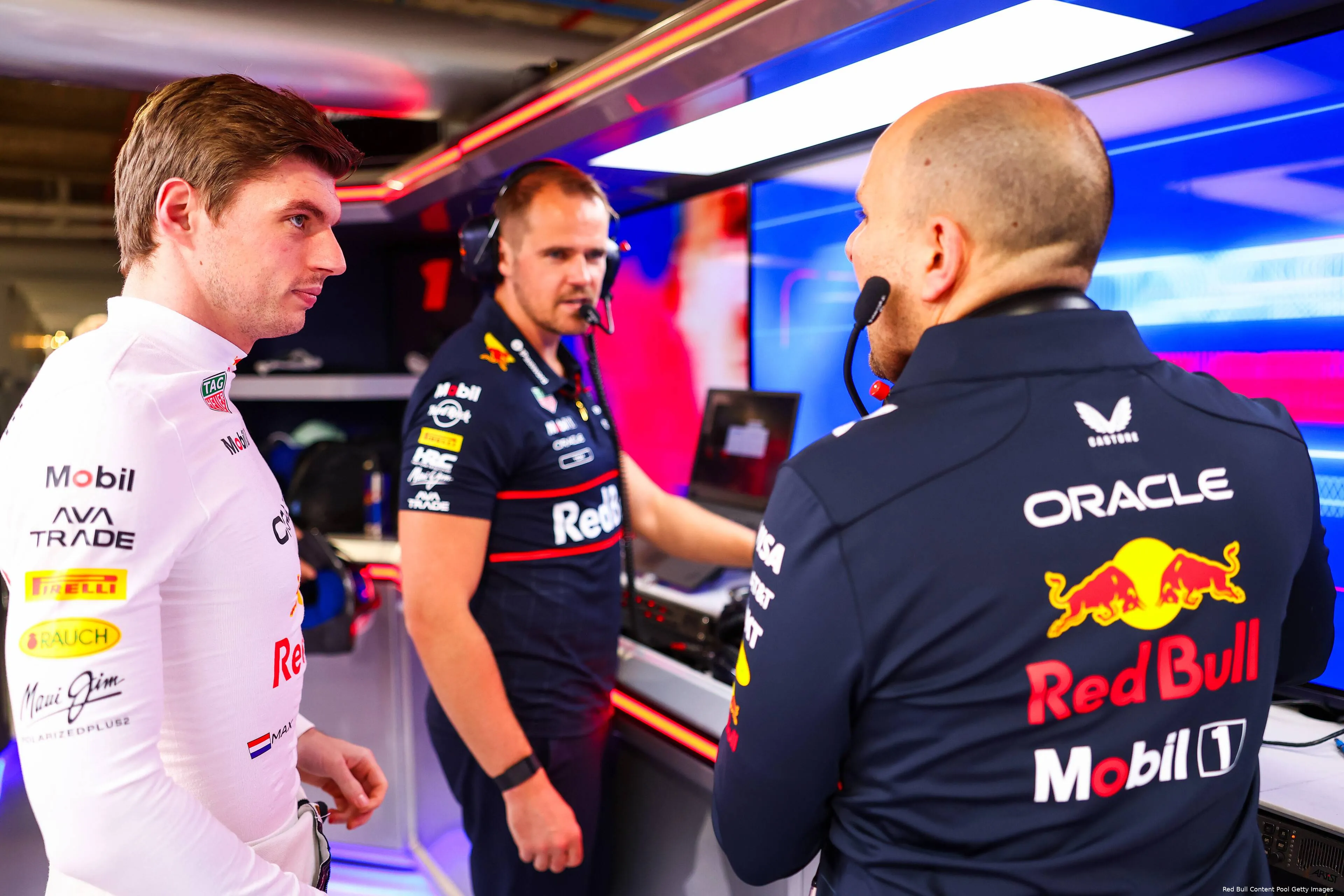 red bull racing max verstappen gianpiero lambiase gp miami 2025 zaterdag