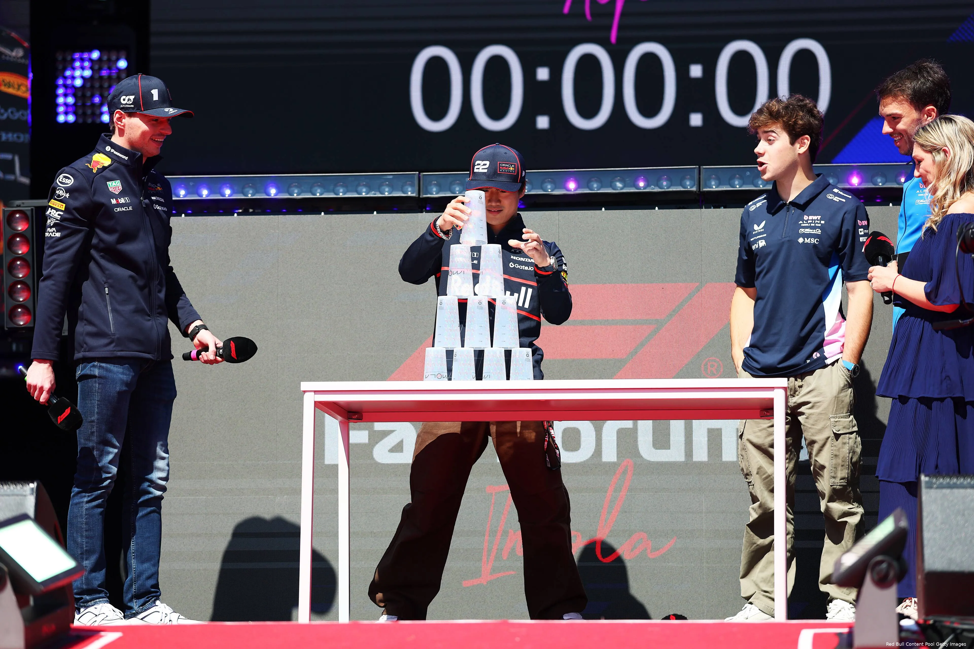 red bull racing yuki tsunoda max verstappen alpine franco colapinto pierre gasly gp emilia romagna imola 2025 zaterdag 5