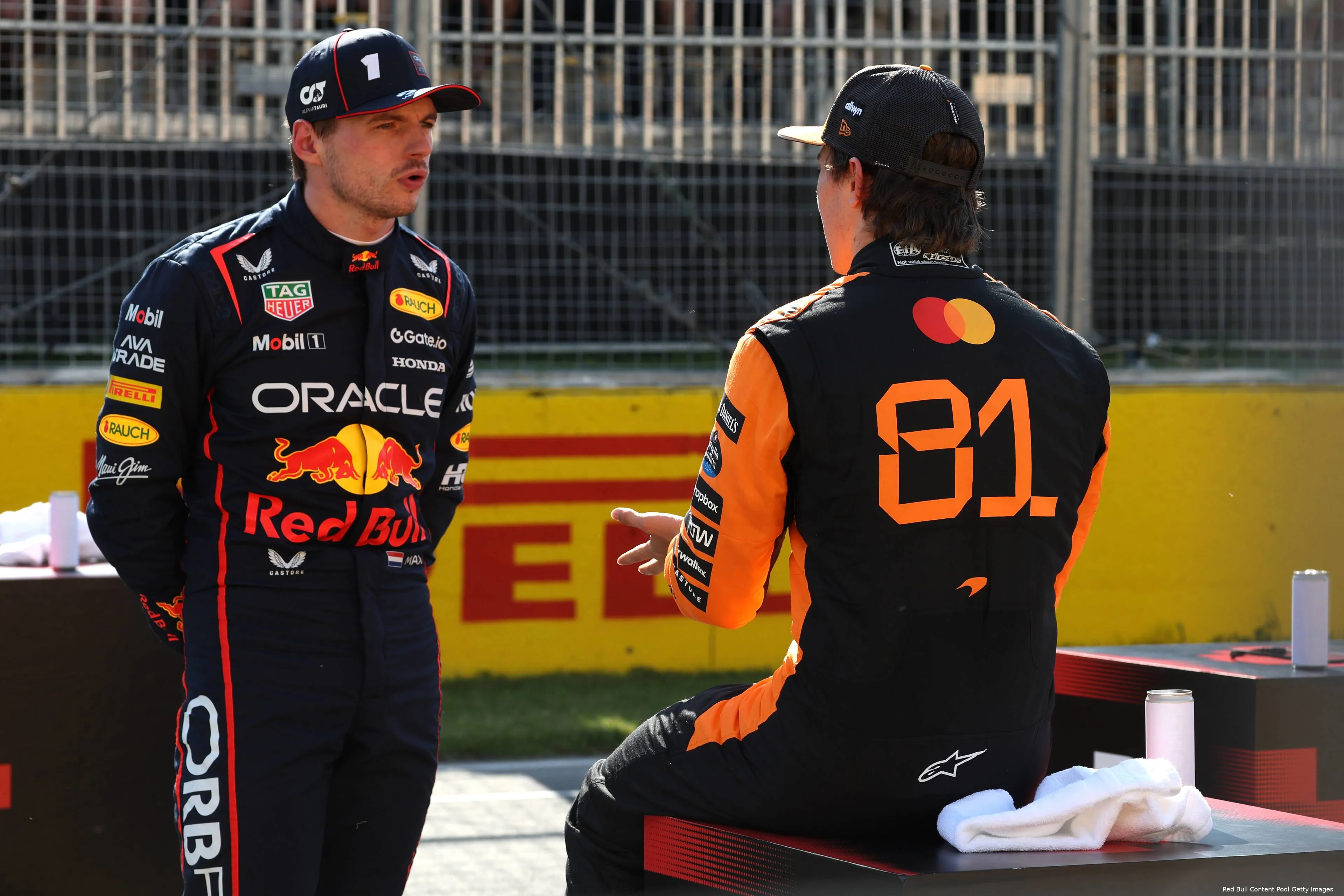 max verstappen red bull racing oscar piastri mclaren gp canada zaterdag 2025