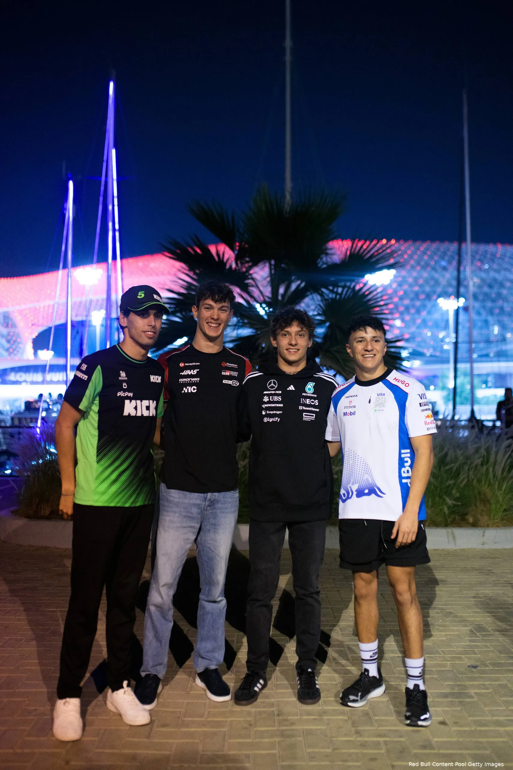 gabriel-bortoleto-oliver-bearman-kimi-antonelli-isack-hadjar-rookies-abu-dhabi