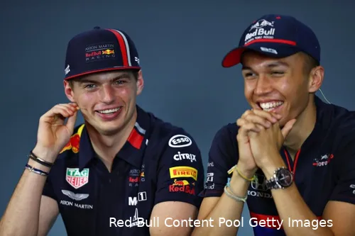 Verstappen Albon Red Bull 2019