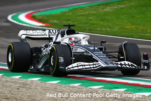 <i>De AT03 op thuisgrond in Imola.&nbsp;</i>