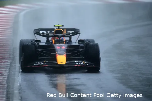 <i>De crash van Sergio Pérez leverde hem een blessure aan zijn nek op. (Foto: Red Bull Content Pool)</i>