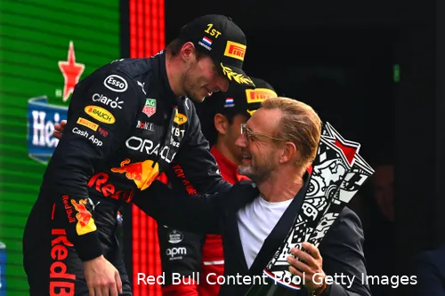 max verstappen bernhard van oranje red bull racing f1 gp nederland 2022