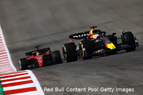 max verstappen charles leclerc rb18 red bull racing f1 75 ferrari gp verenigde staten 2022