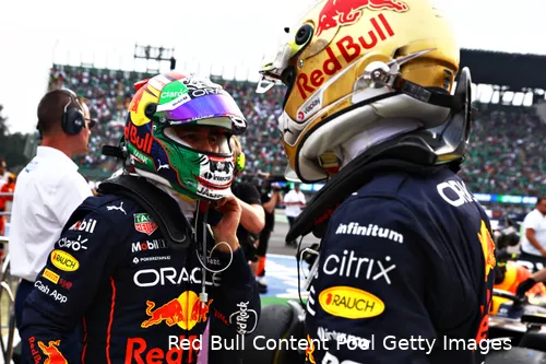 max verstappen sergio perez red bull racing f1 gp mexico 2022