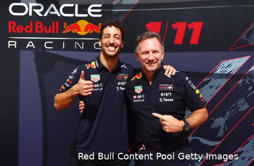 Daniel Ricciardo heeft een uitstekende relatie met Red Bull-teambaas Christian Horner.