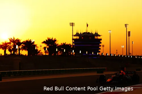 red bull racing verstappen bahrein test