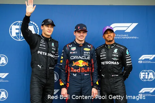 george russell lewis hamilton max verstappen red bull racing mercedes f1 gp australie 2023