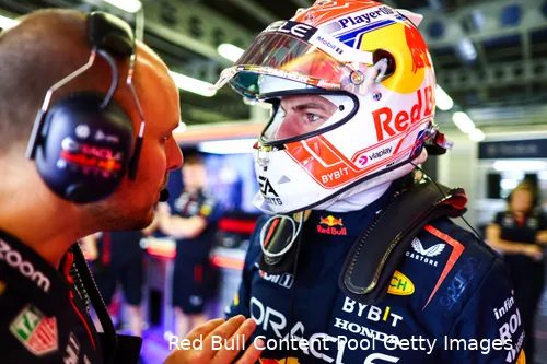 gianpiero lambiase max verstappen red bull racing f1 gp azerbeidzjan 2023