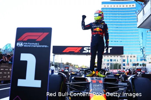 sergio perez red bull racing f1 gp azerbeidzjan 2023