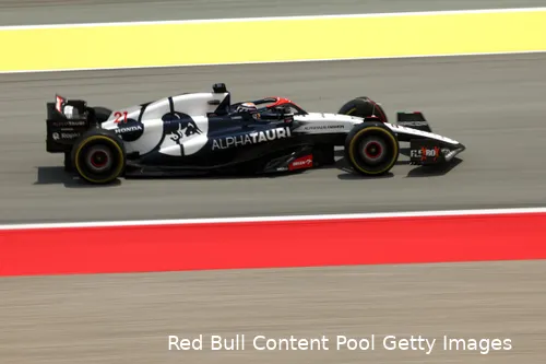 De laatste stint op de medium band ging voorspoedig voor De Vries (Foto: Red Bull Content Pool/Getty Images)