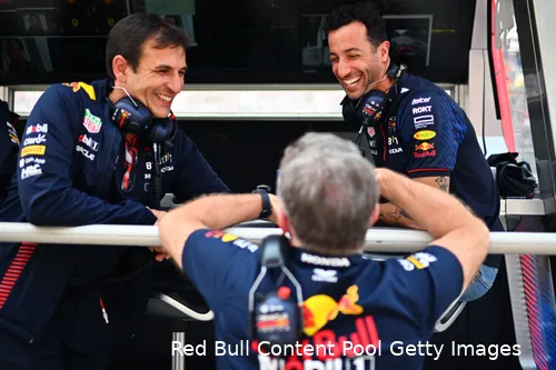 pierre wache daniel ricciardo christian horner red bull racing f1 gp canada 2023