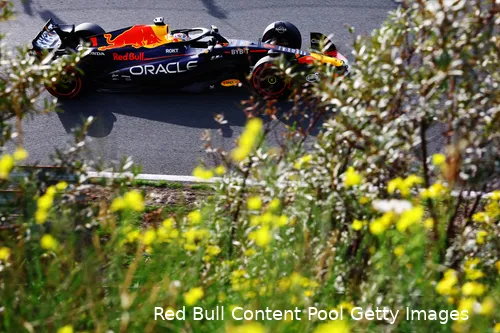 <i>Verstappen in de&nbsp;Arie Luyendykbocht in Zandvoort.</i>