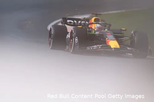 Verstappen kon de RB19 vroeg in de training al de sporen geven. (Foto: Red Bull Content Pool/Getty Images)