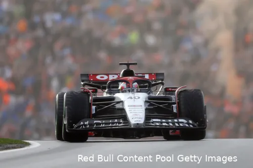 Lawson maakte indruk tijdens zijn debuutrace in Zandvoort. (Foto: Red Bull Content Pool/Getty Images)