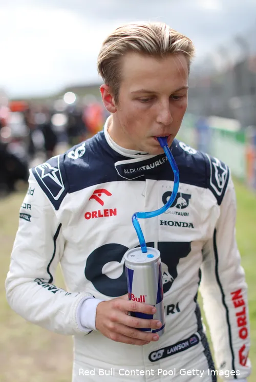 Lawson deed goede zaken in Zandvoort. (Foto: Red Bull Content Pool/Getty Images)