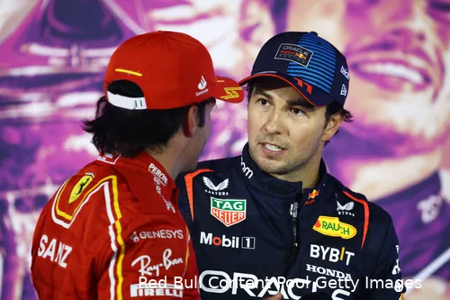 carlos sainz sergio perez bahrein gp 2024