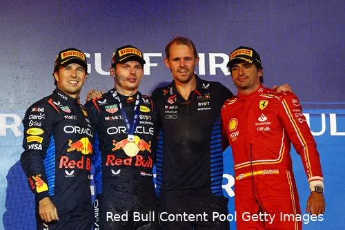 carlos sainz sergio perez max verstappen bahrein gp 2024