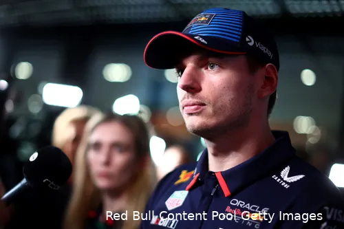 Verstappen zit goed op zijn plek bij Red Bull, maar bij Viaplay weten ze dat dat zomaar anders kan lopen. (Foto: Red Bull Content Pool)