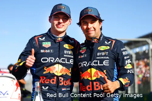 perez verstappen redbullracing australie