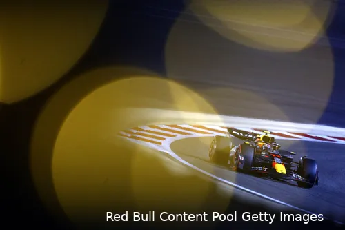 Pérez gaat wel naar voren rijden tijdens de hoofdrace in Bahrein, denken beide Viaplay-analisten (Foto: Red Bull Content Pool Getty Images)<br>