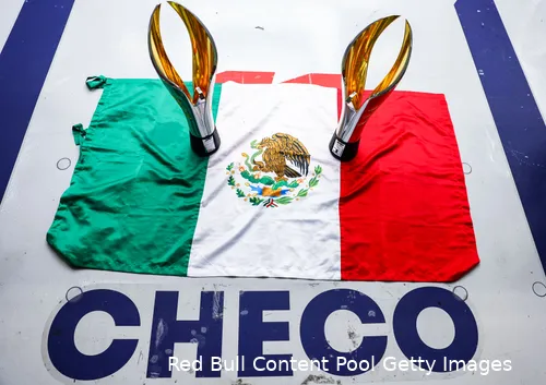 flag checo perez sergio mexico