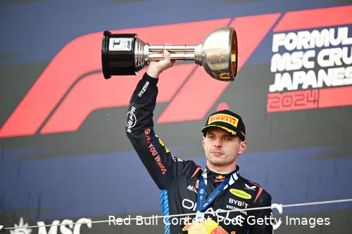 max verstappen redbullracing zege japan2024