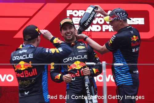 Doet Pérez het momenteel goed genoeg om zijn Red Bull-zitje te houden? (Foto: Red Bull Content Pool/Getty Images).