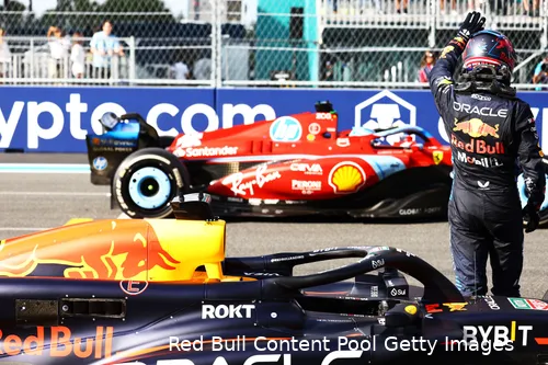 max verstappen miami 2024 red bull ferrari