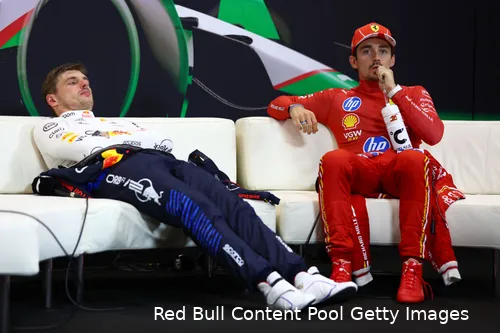 max verstappen persconferentie imola moe bored saai gesloopt charles leclerc slaap