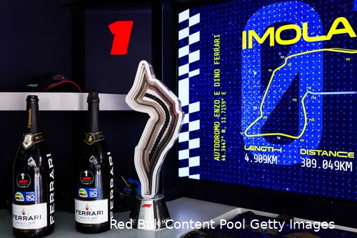 max verstappen win red bull racing imola 2024 juich 2 bekers