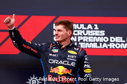 max verstappen win red bull racing imola 2024 juich 2 podium duim