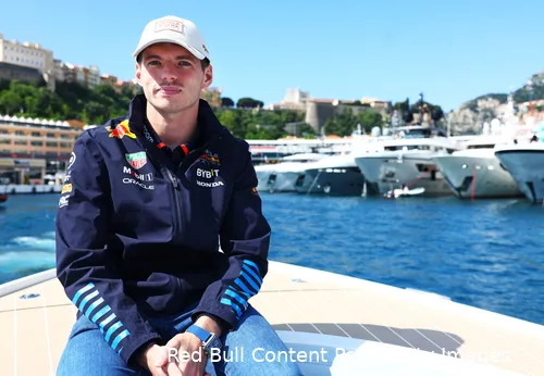red bull racing monaco 2024 max verstappen donderdag boot