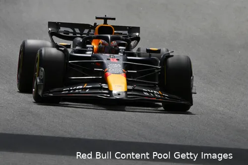 Verstappen had de touwtjes in handen tijdens de race in Barcelona. (Foto: Red Bull Content Pool/Getty Images).