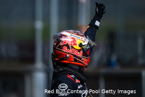 Verstappen pakte zijn veertigste poleposition in Oostenrijk. (Foto: Red Bull Content Pool/Getty Images).