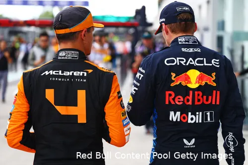 max verstappen redbullracing canada zaterdag 2024 lando norris