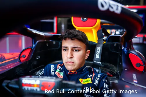isack hadjar red bull racing groot brittannie vrijdag 2024 7
